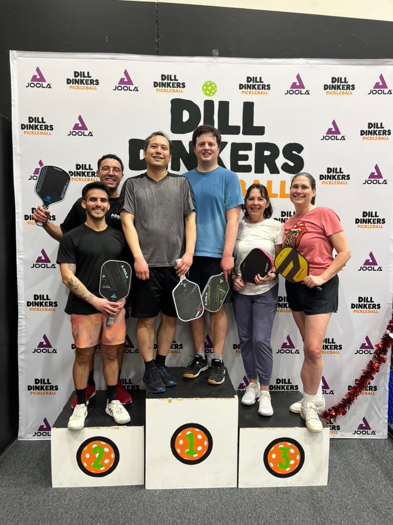 Tournament winners on the podium